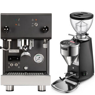 Profitec Pro300 Schwarz 10375 + Mazzer Mini Elec. A black